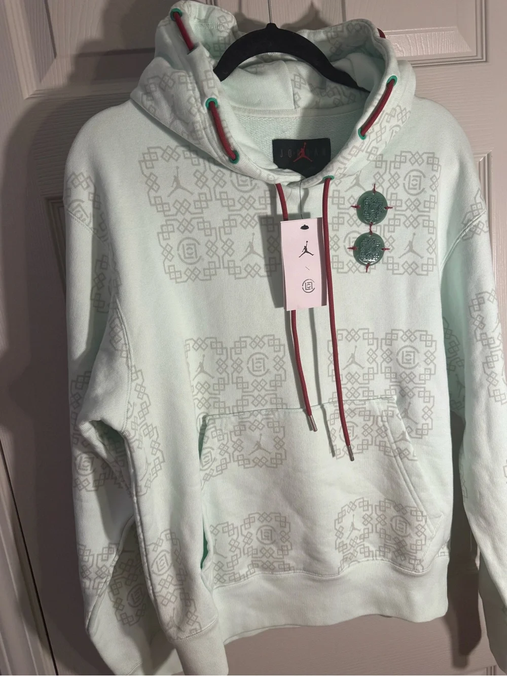 100% Authentis Jordan X CLOT Jade Fleece Hoodie